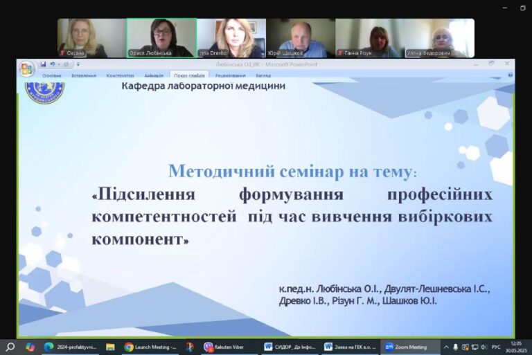 Методичний семінар з вибіркових дисциплін