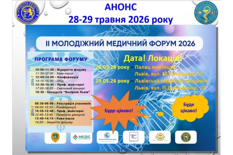 ІІ Молодіжний медичний форум – 2026